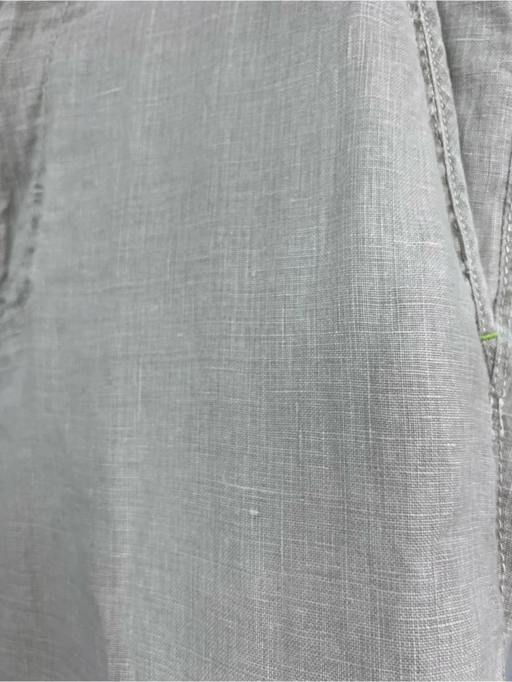 Tommy Bahama relaxed fit Light Beige 100% Linen Casual Pants w/pockets